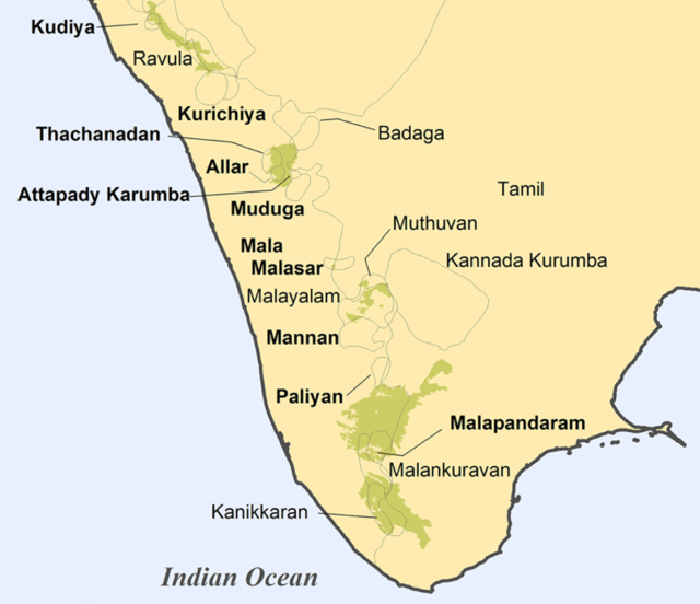 western ghats in india map