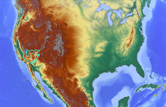 mojave desert map