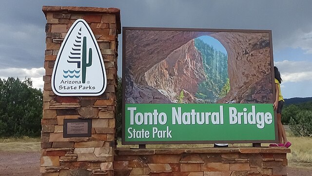 tonto natural bridge state park