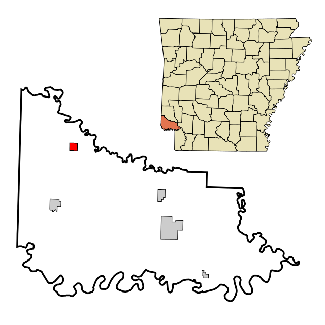 Little_River_County_Arkansas_Incorporated_and_Unincorporated_areas_Winthrop_Highlighted