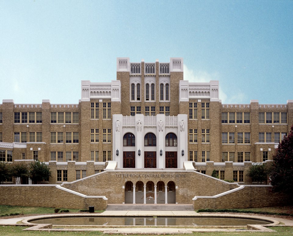 Desegregation_landmark_Little_Rock_Central_High_School_Little_Rock_Arkansas